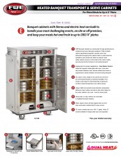 CAC ELFW-1500 Full-Size Electric Food Warmer with Vented Sides